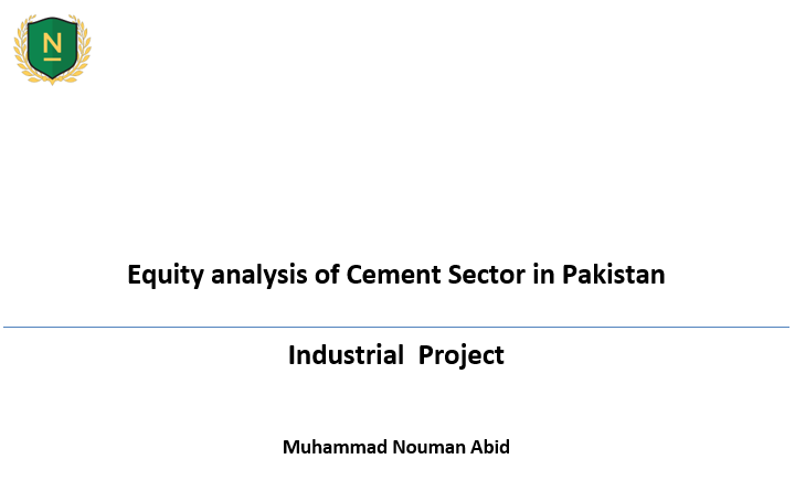 Equity Analysis of Cement Sector